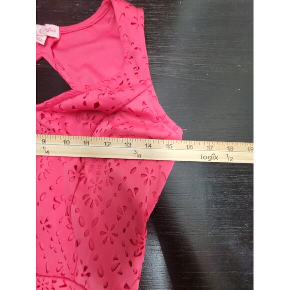 Womens Juniors Candies Dress Size 7 Pink Strapless V-Neck Keyhole-back Lined - Picture 12 of 15